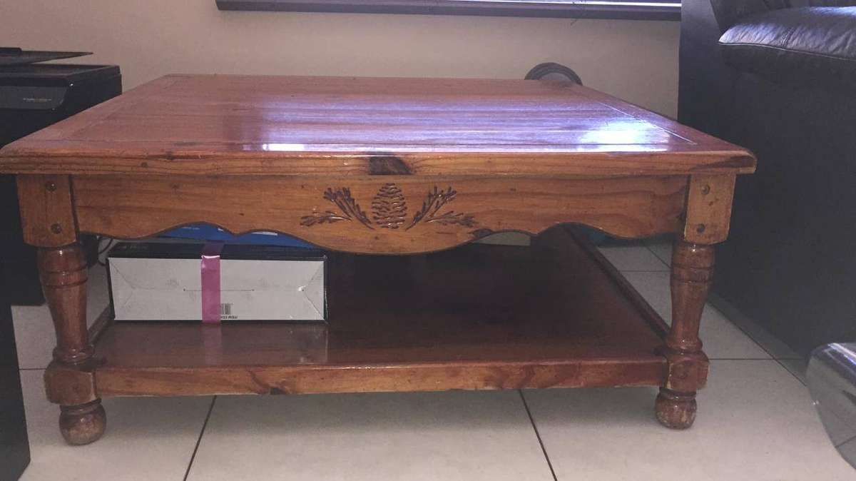 Vintage Oregon Pine Coffee Table