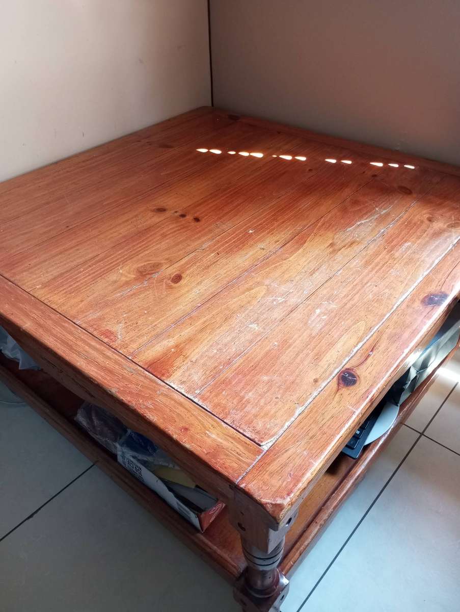 Vintage Oregon Pine Coffee Table