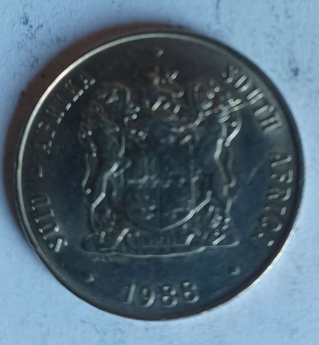 Old RSA one Rand Coin 1988