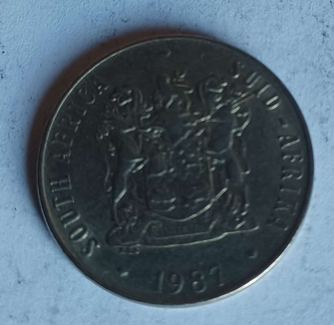 1987 RSA 50 Cent Coin