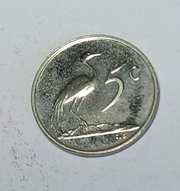 1983 RSA 5 Cent Coin