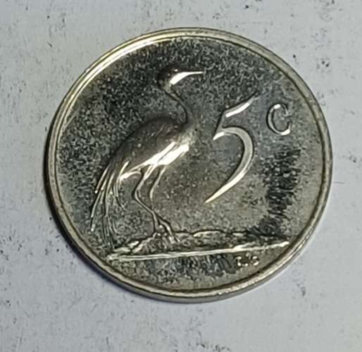 1983 RSA 5 Cent Coin