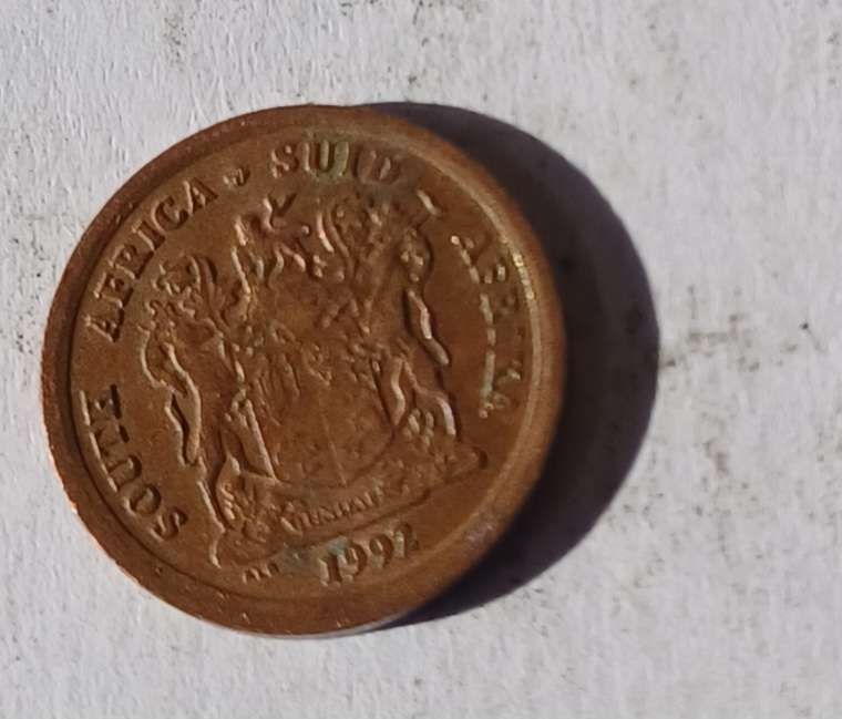 1992 South Africa 1 Cent coin