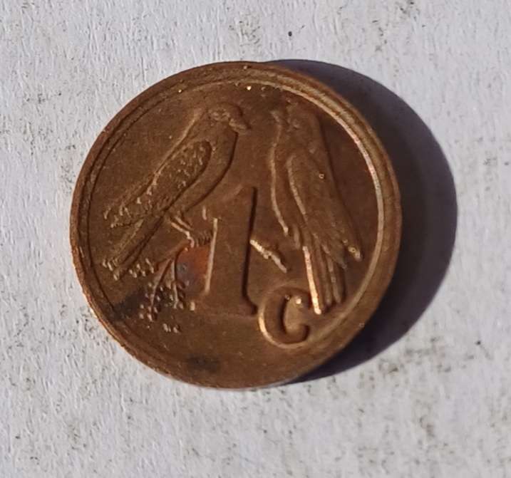 1992 South Africa 1 Cent coin