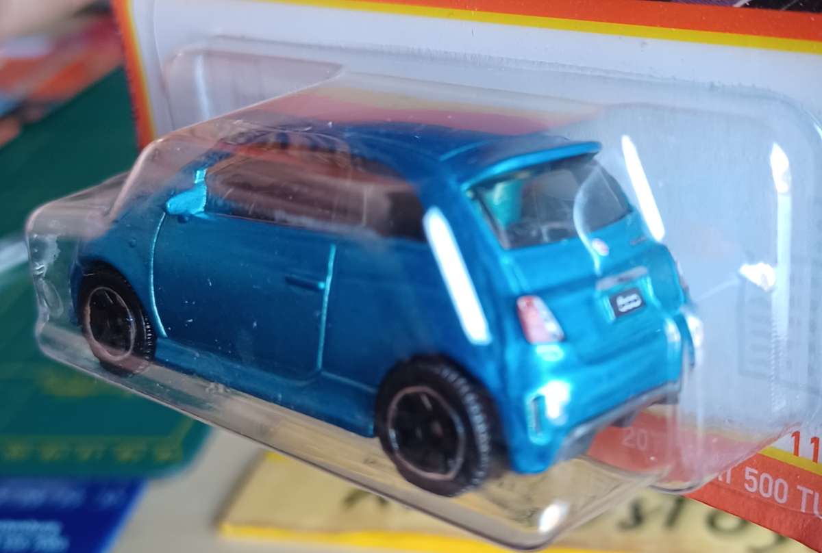 2021 Matchbox ~ 11/100 2019 Fiat 500 Turbo ~ Mint on Short card