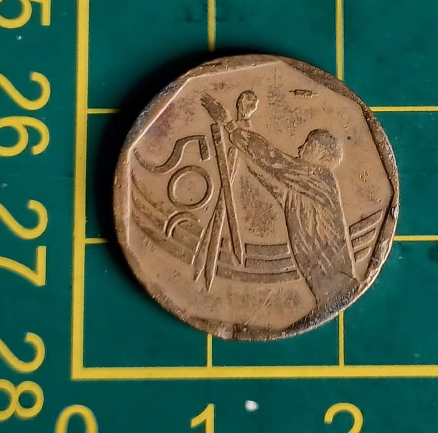 2003 ~ 50 Cent ~ Africa Borwa 50 Cents 2003 Cricket Worldcup ~ South Africa