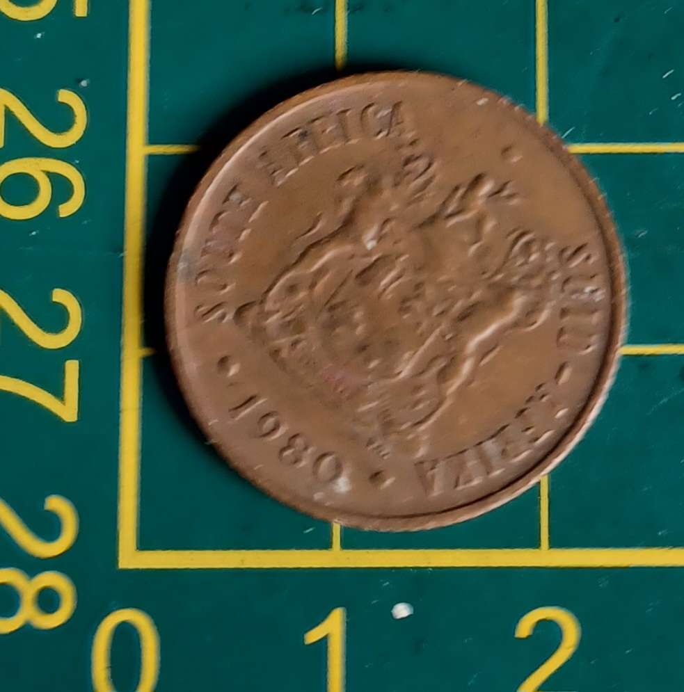 Old RSA 2 Cent Coin 1980