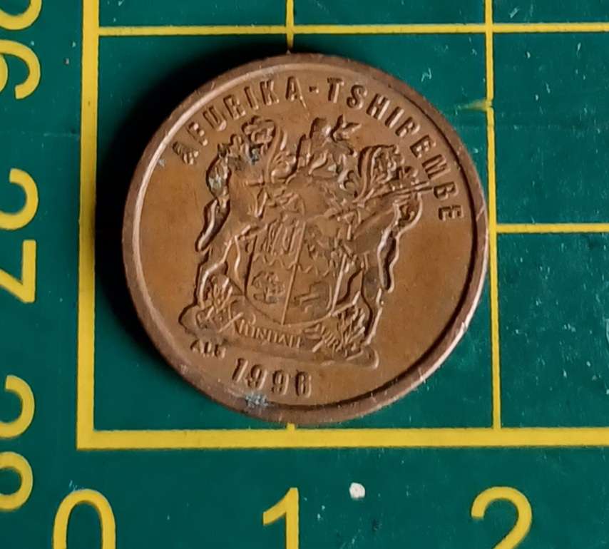 RSA 2 Cent Coin 1996
