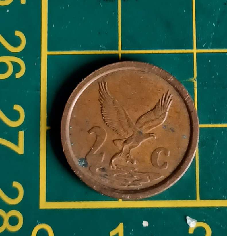 RSA 2 Cent Coin 1996