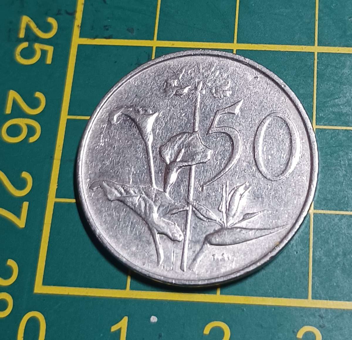 1990 ~ Old RSA Fifty Cent Coin