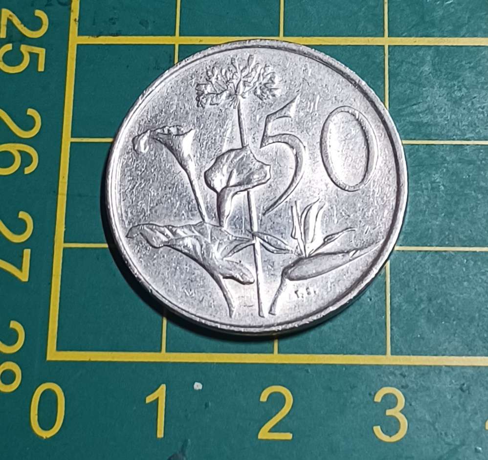 1989 ~ Old RSA Fifty Cent Coin