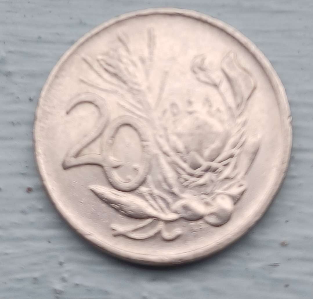 1984 ~ RSA Twenty Cent ~ 20 C