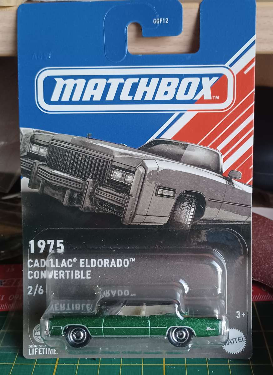 2023 Matchbox ~ Long Card` ~ 1975 Cadillac Eldorado Convertible #2/6