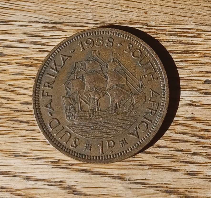 1958 ~ 1 Penny ~ South Africa