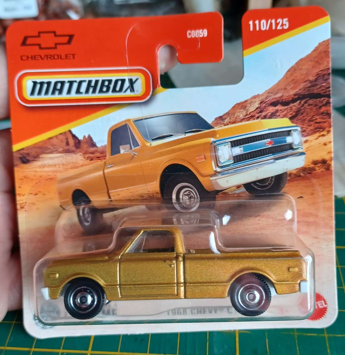 2024 Matchbox `Short Card` ~ No110/125 1968 Chevy C10