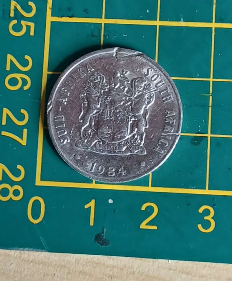 20 Cent ~ coin ~ South Africa ~ 1984