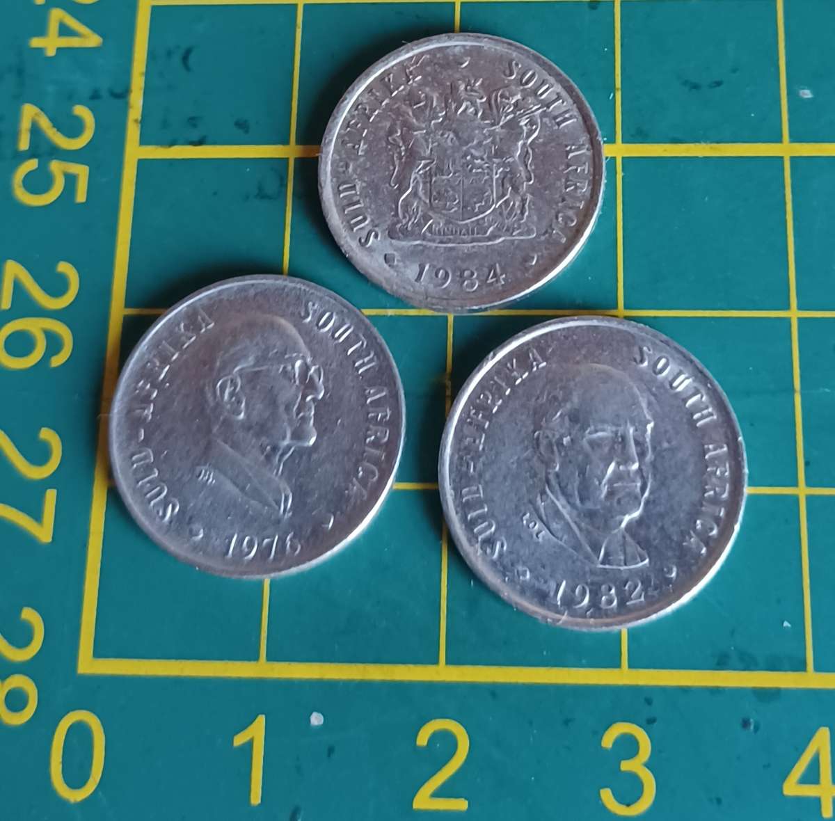 1982, 1976, 1984 5Cent Coins ~ South Africa