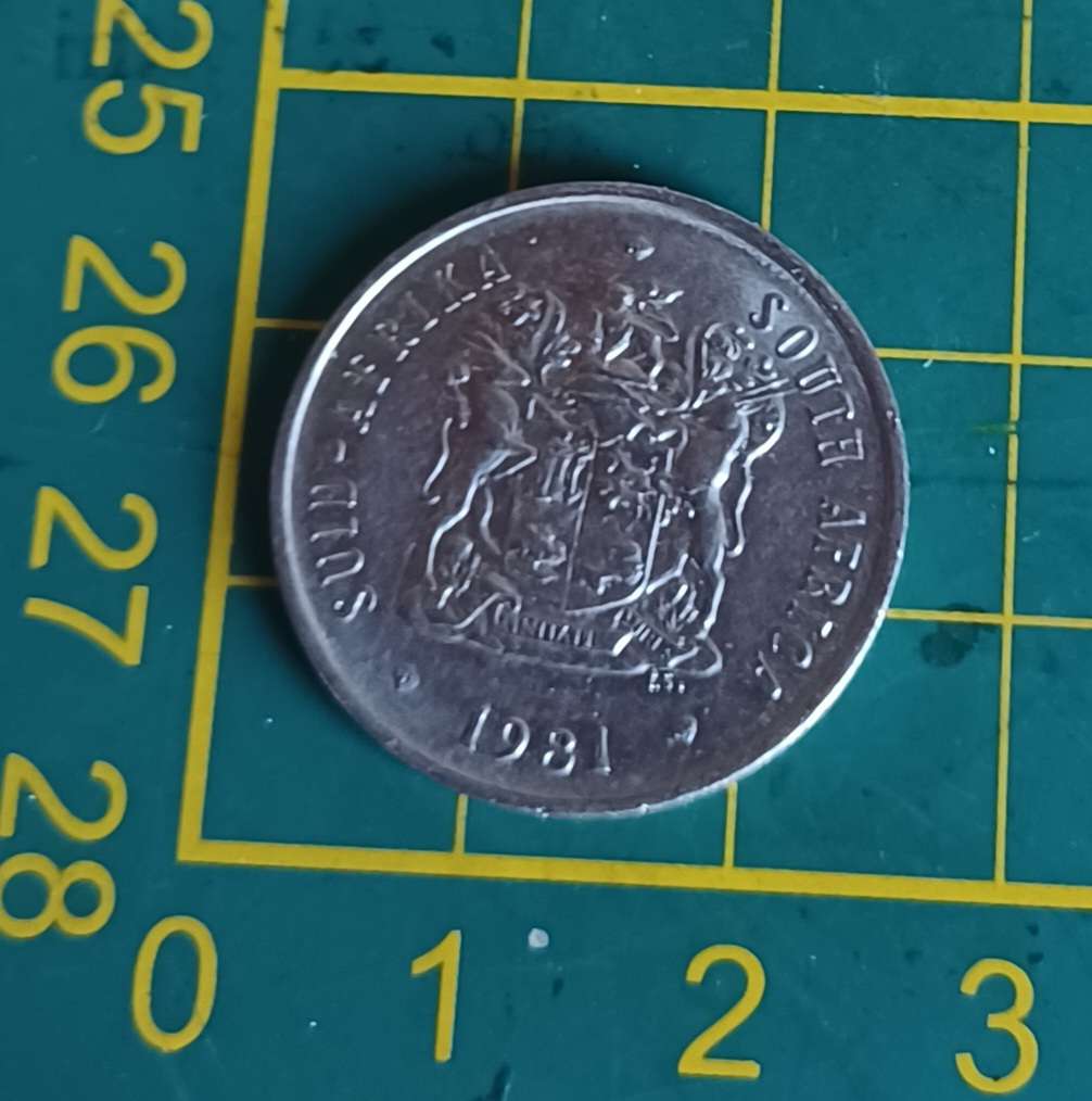 1981 20 Cent Coin ~ South Africa