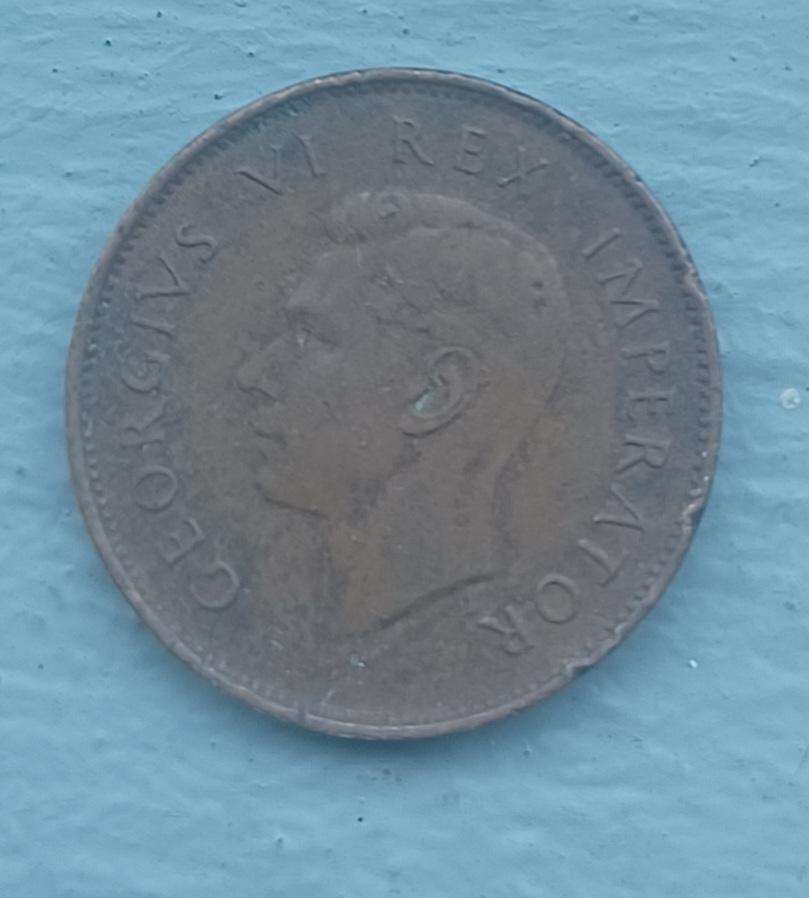 1943 SA Union Farthing 1/4 Penny