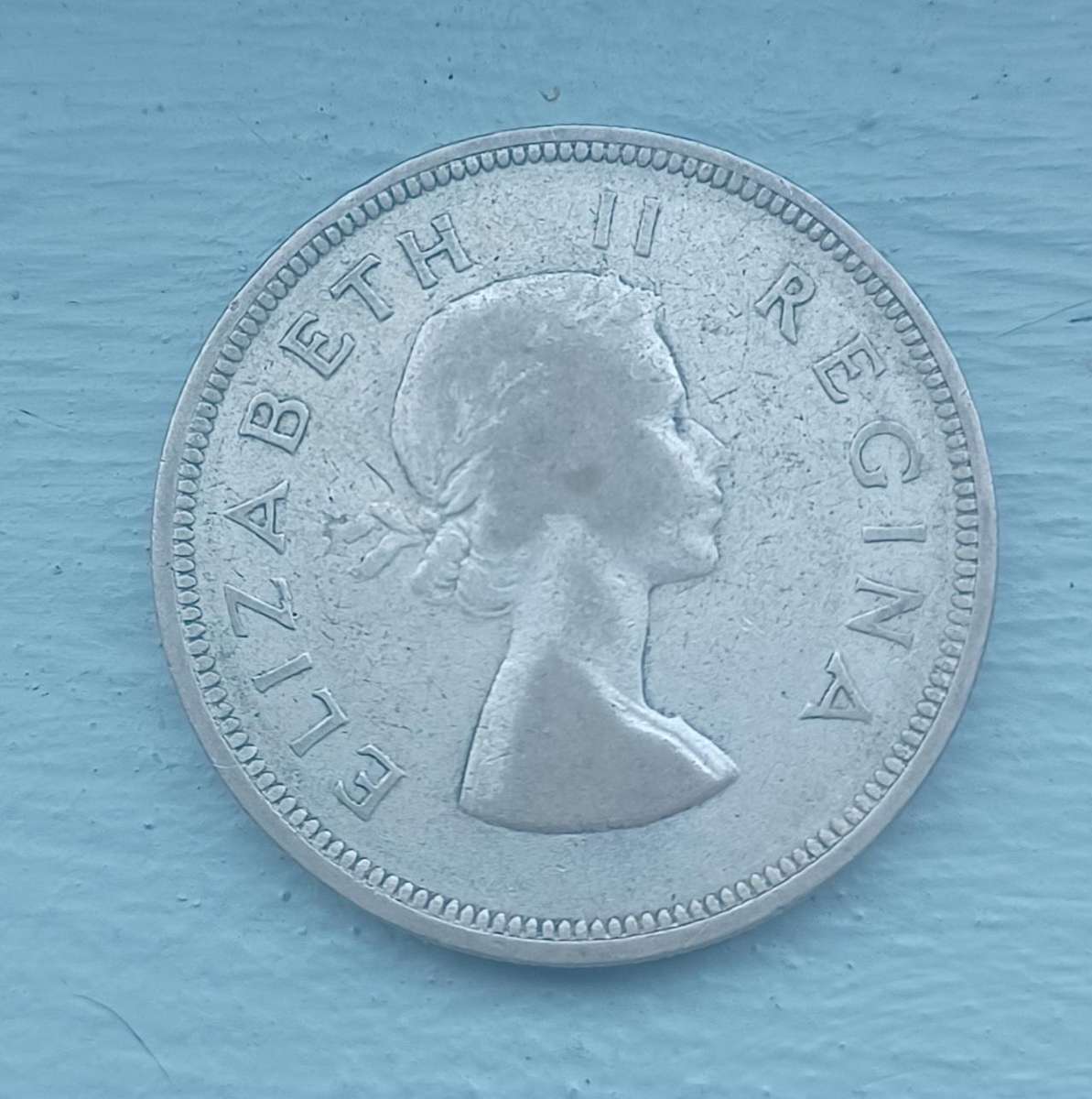 1954 ~ SA Union silver 2 1/2 shilling