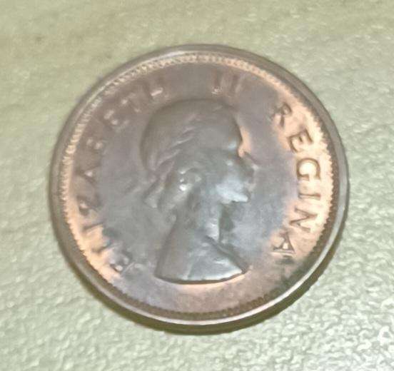 1958 ~ 1/4D ~ 1/4 Penny ~ Farthing ~ South Africa