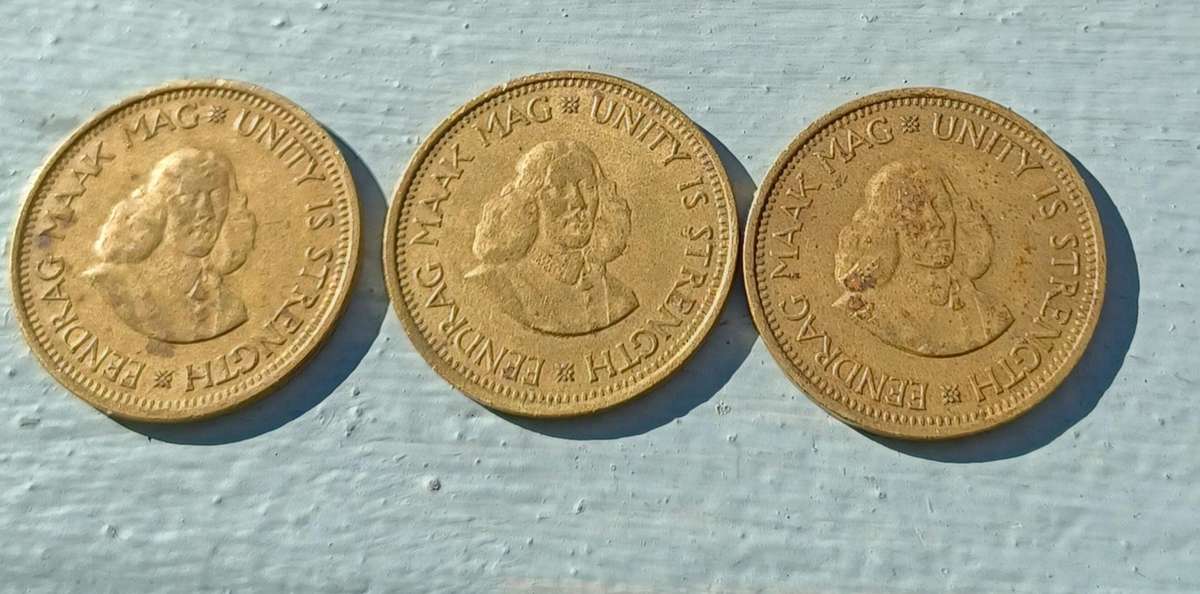 South Africa - 1961, 1962, & 1964 Half Cent