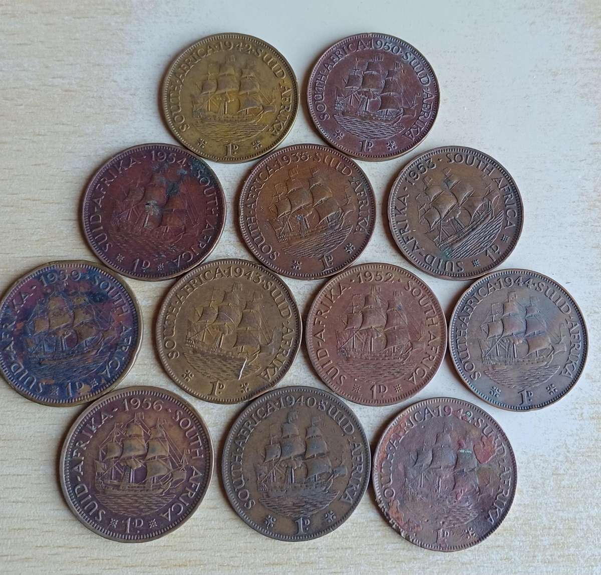 union of South Africa 1 Penny's