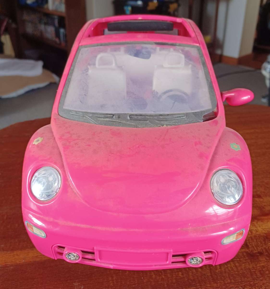 Barbie Volkswagen New Beetle  Convertible, Mattel Vintage 2000's Rare (sad condition)