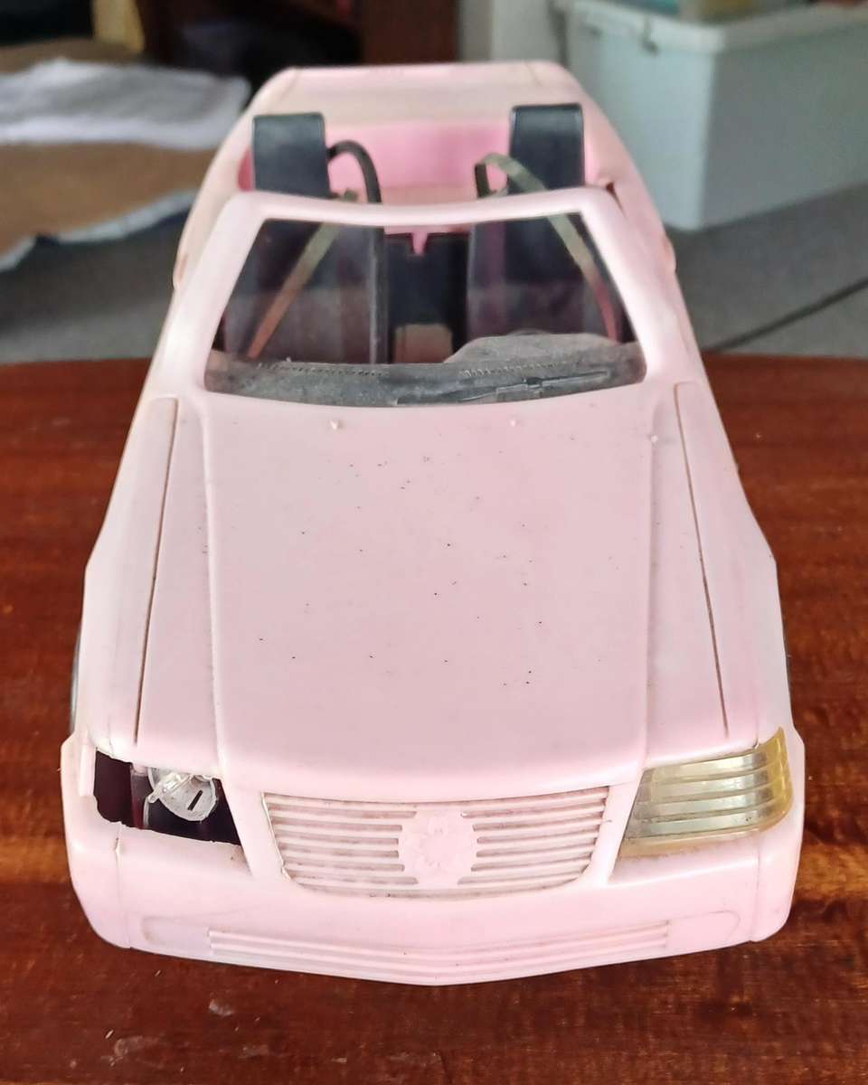 Barbie Meritus Corvette Convertible, Mattel Vintage 80's (sad condition)