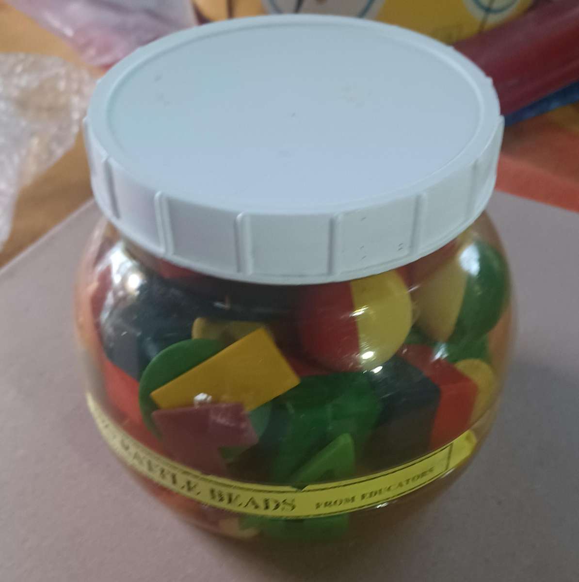 Jumbo Rattle beads  ~ Toddler toy