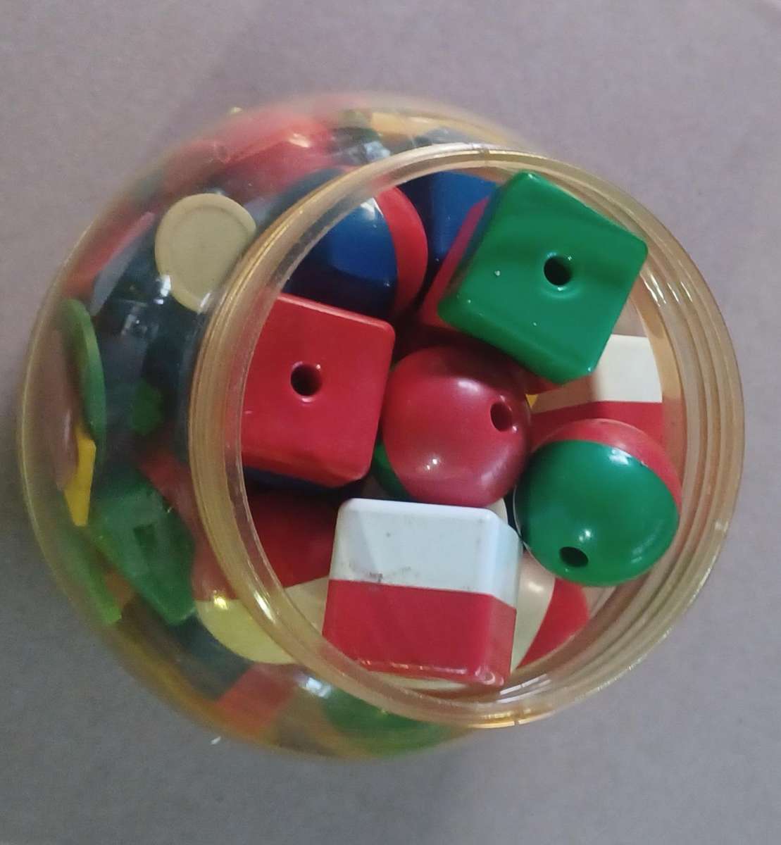 Jumbo Rattle beads  ~ Toddler toy