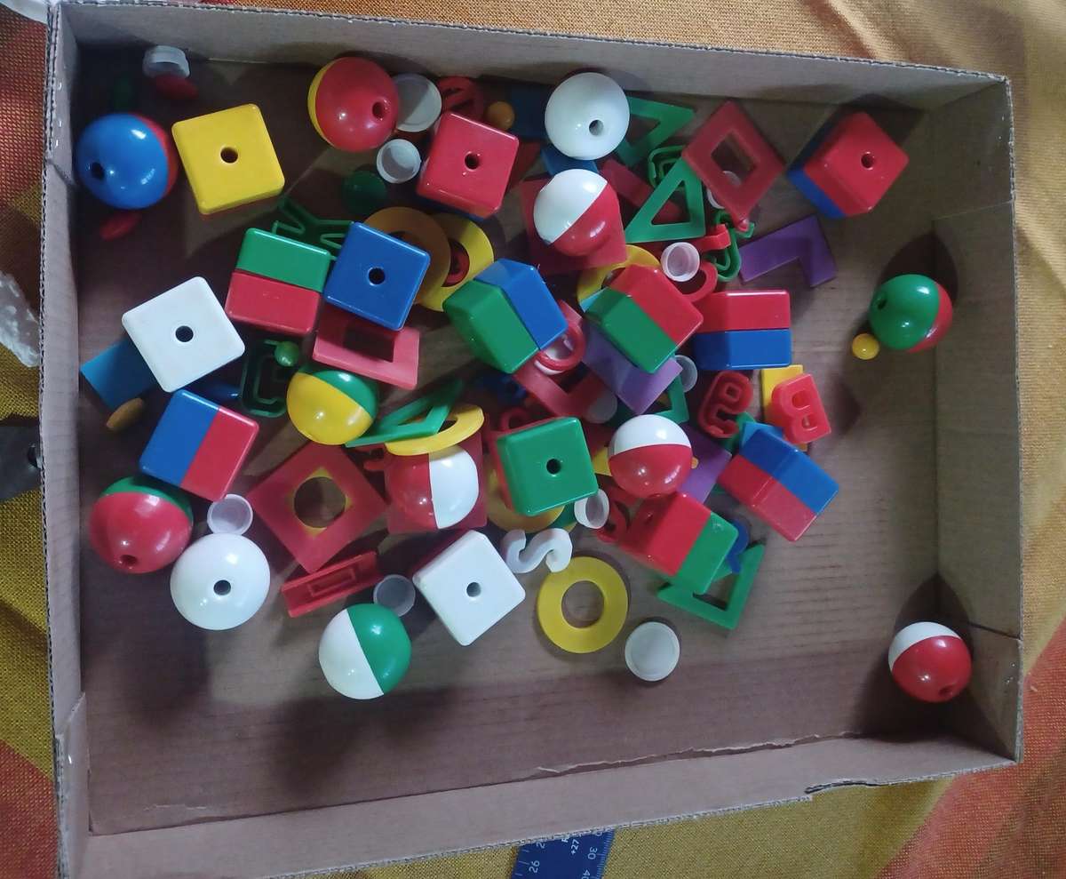 Jumbo Rattle beads  ~ Toddler toy