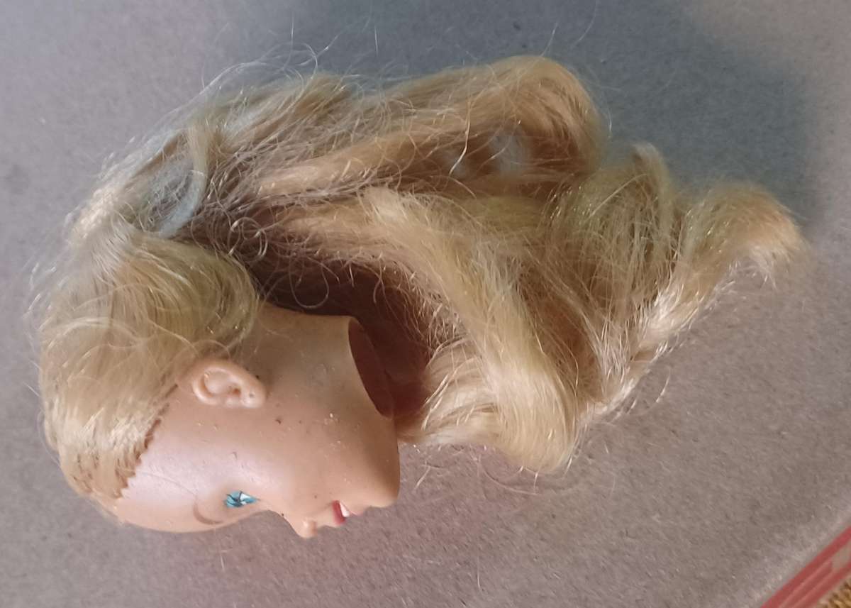 Barbie doll head vintage