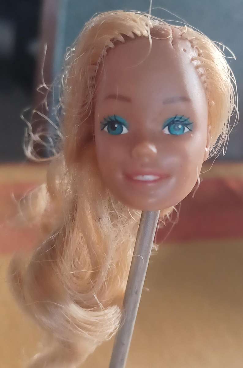 Barbie doll head vintage