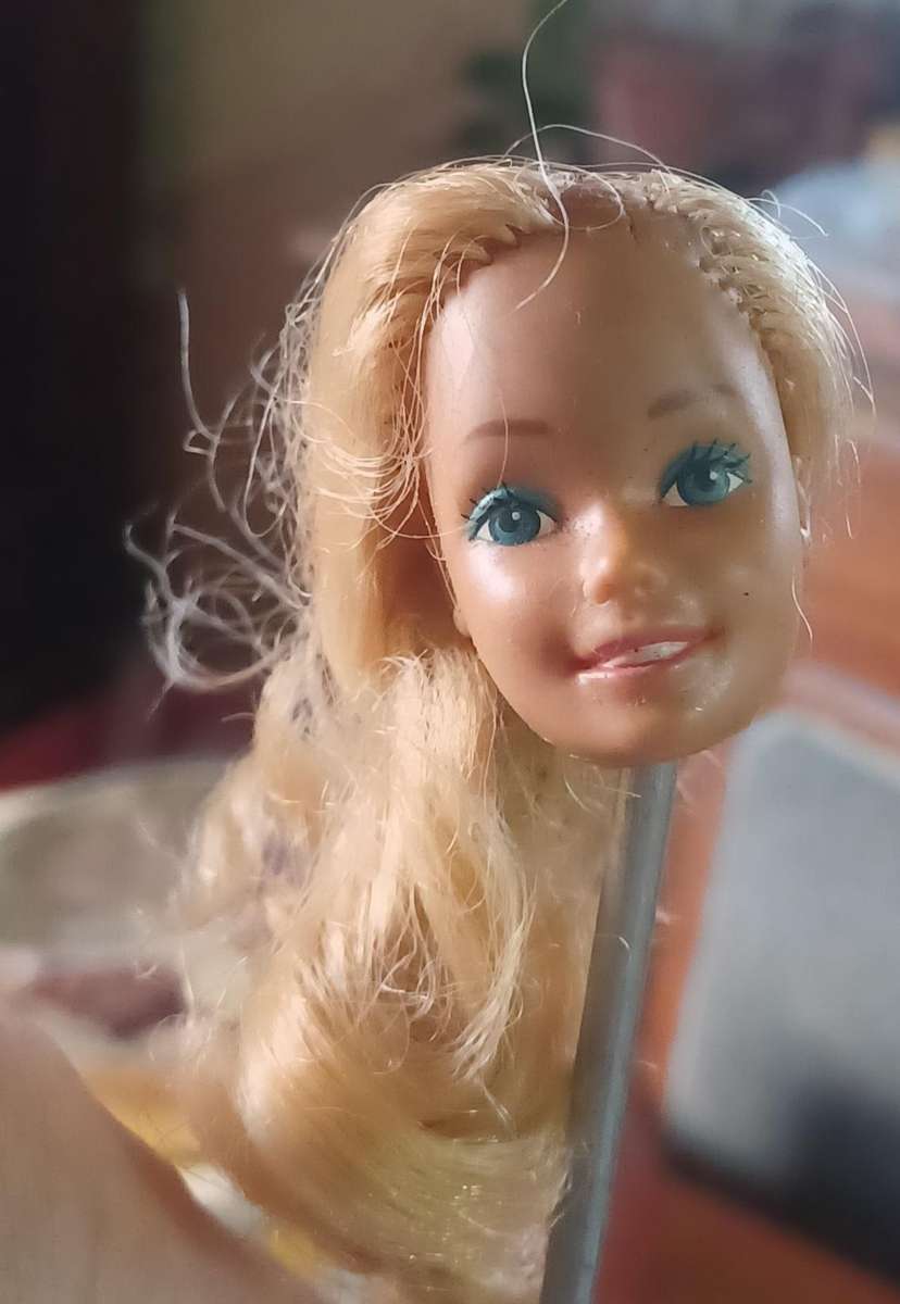 Barbie doll head vintage