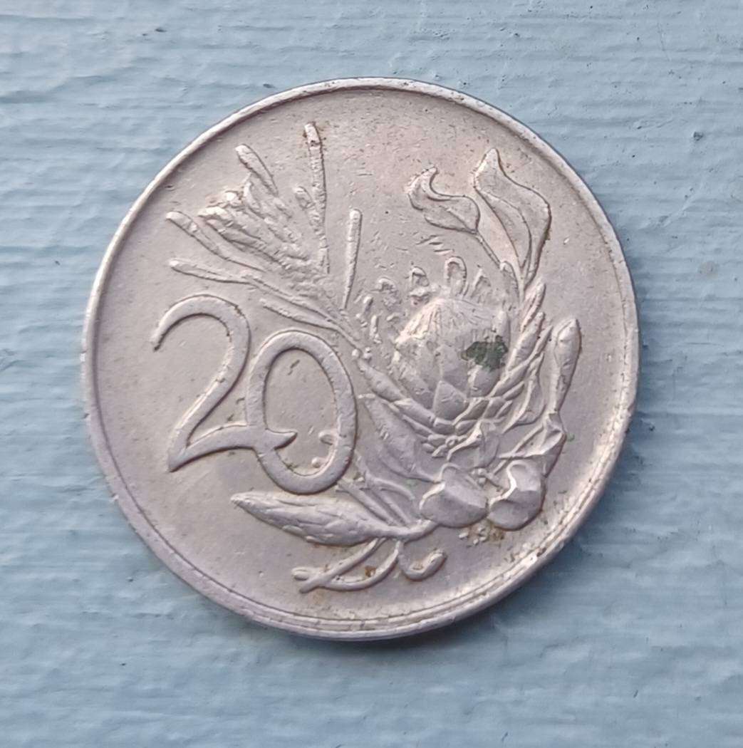 20 cent  South Africa 1977