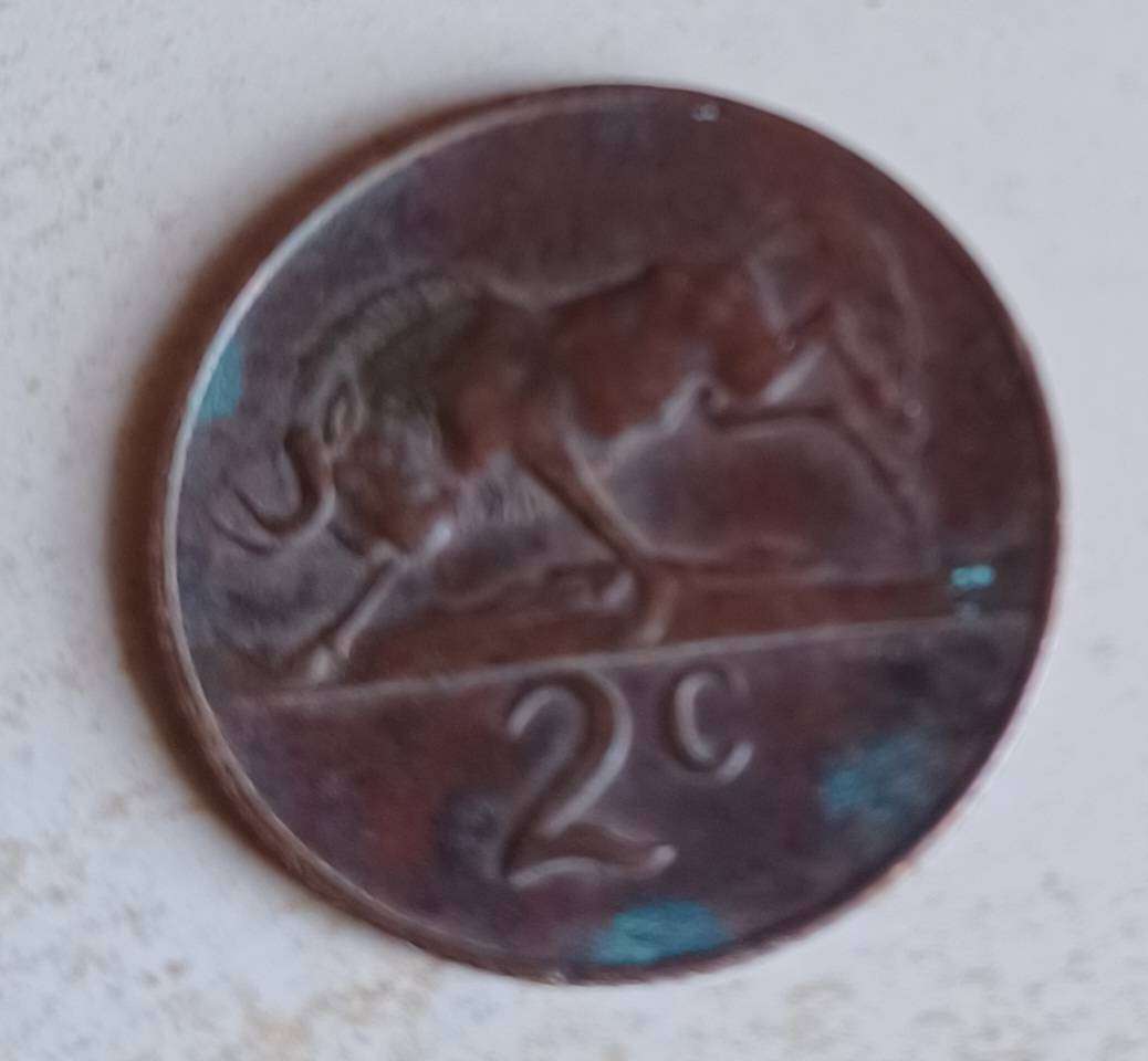 2 Cent  South Africa 1966 English