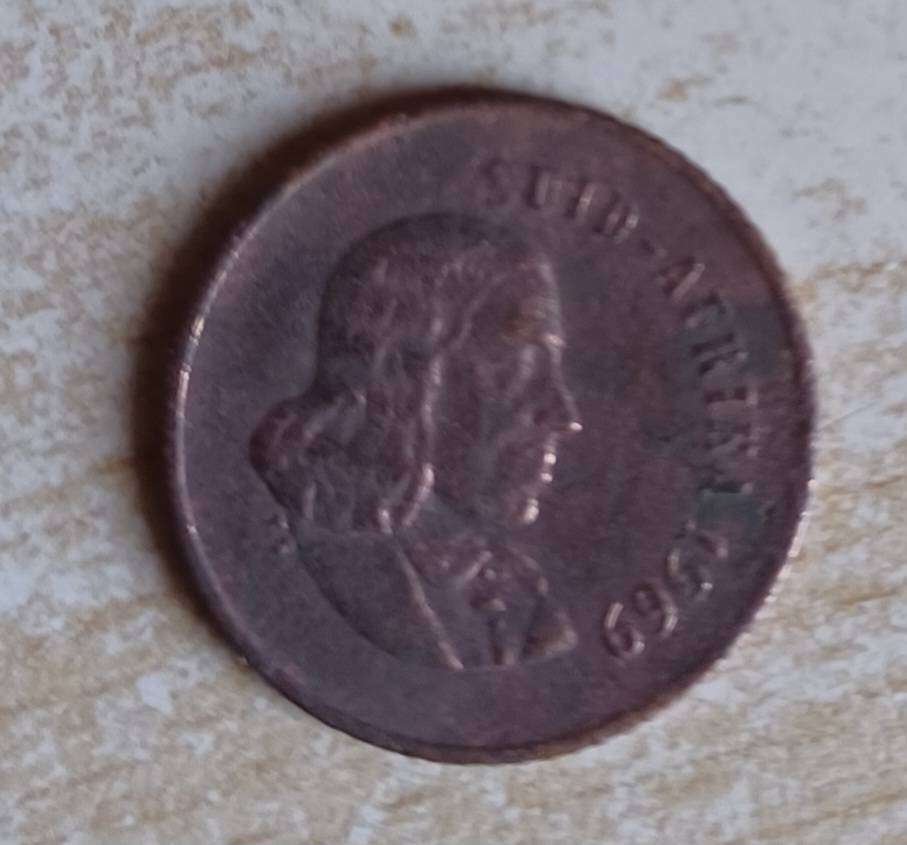 1 Cent  South Africa 1969 Afrikaans