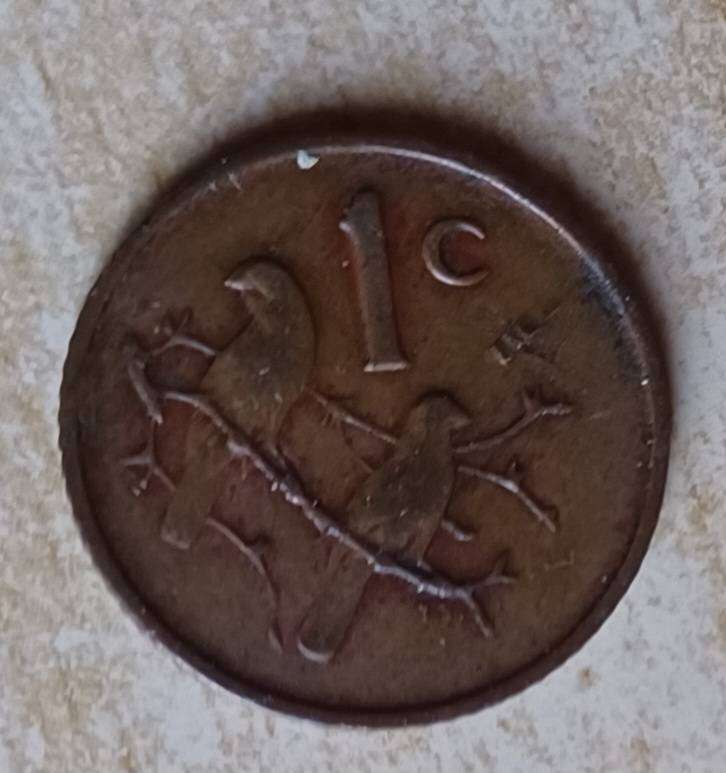 1 Cent  South Africa 1969 Afrikaans