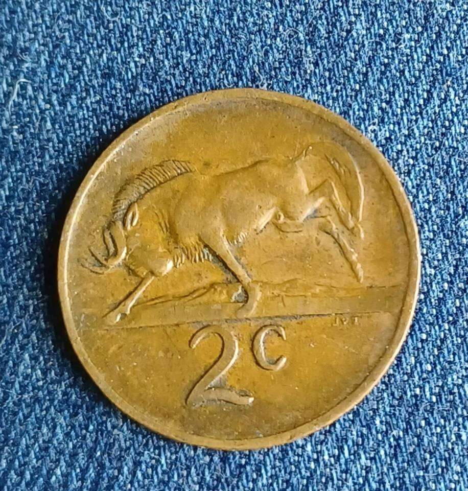 1969 two cent Afrikaans ~South Africa