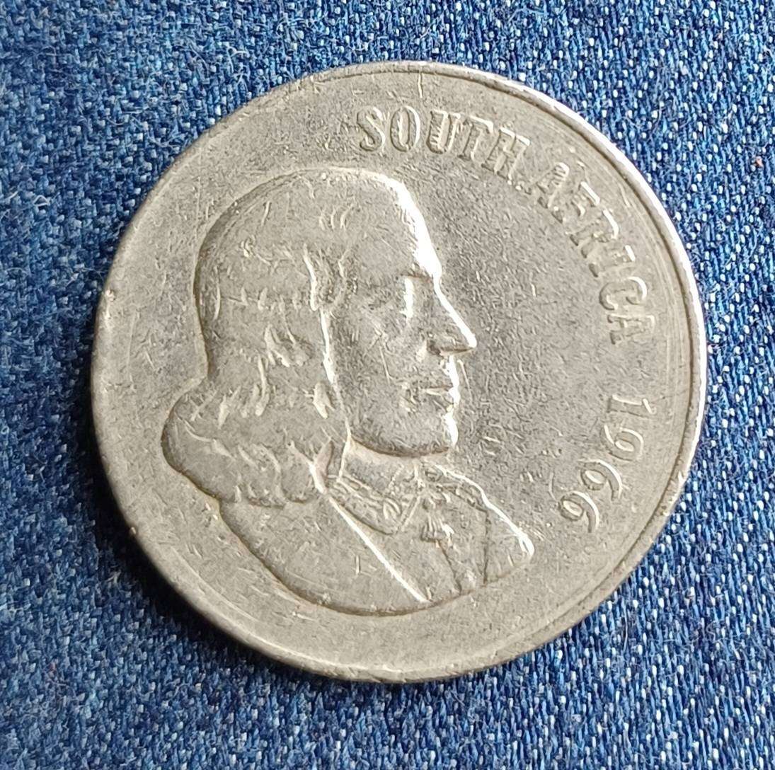 1966 RSA Nickel 50 Cent - English