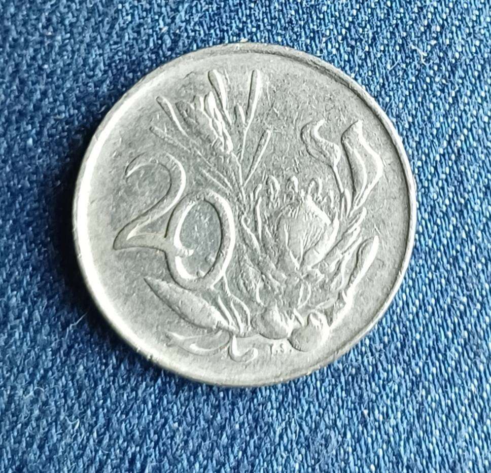 1987 20 cent ~ South Africa