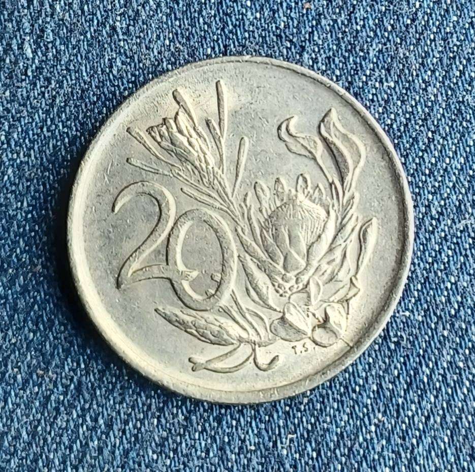1977 20 cent ~ South Africa
