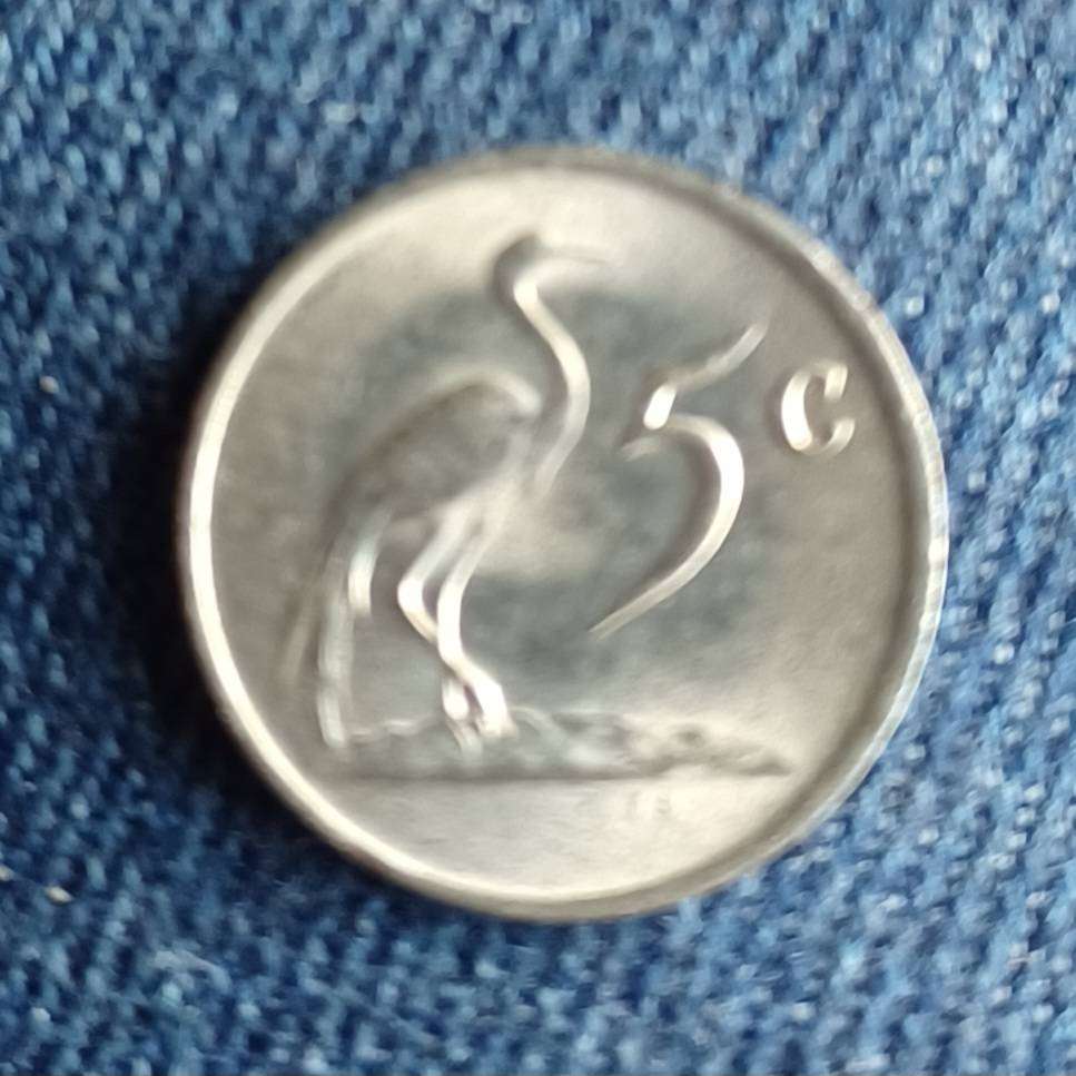 1986 5 cent ~ South Africa