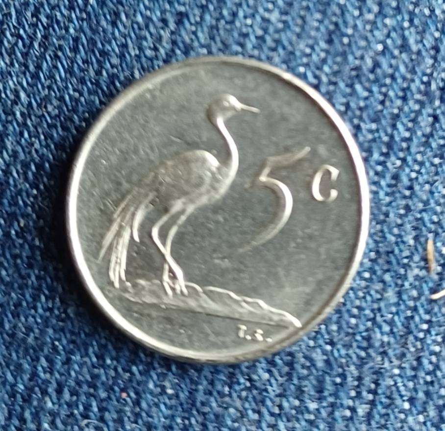 1974 5 cent ~ South Africa