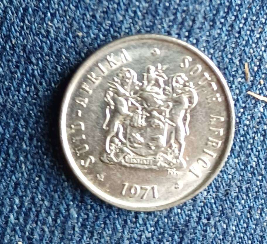 1971 5 cent ~ South Africa