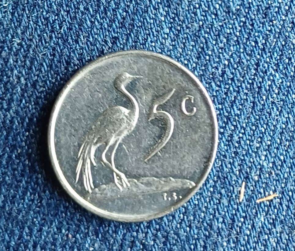 1971 5 cent ~ South Africa