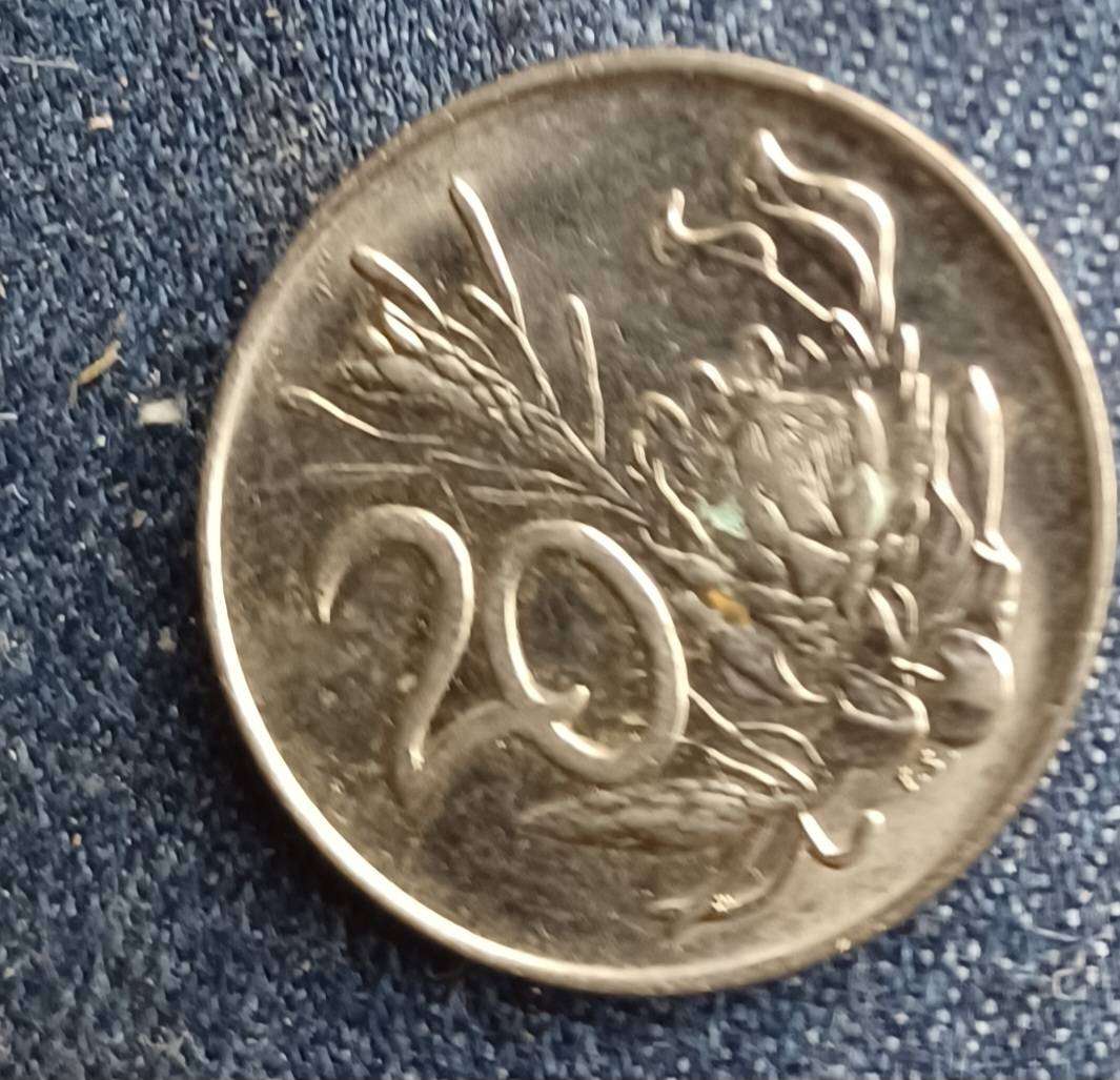 1989 20 cent South Africa: Coin