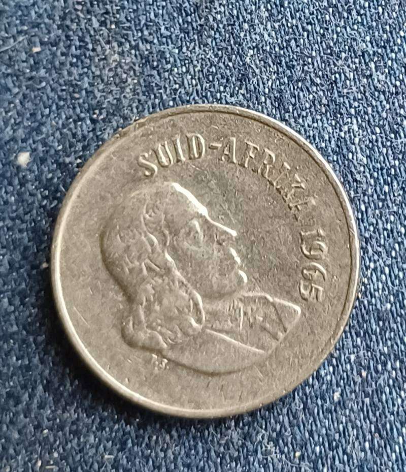 1965 Afrikaans 10 cent South Africa: Coin
