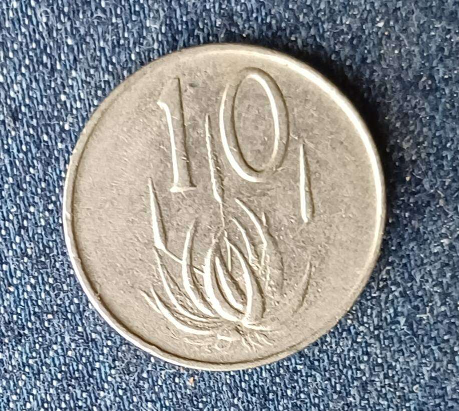1965 Afrikaans 10 cent South Africa: Coin